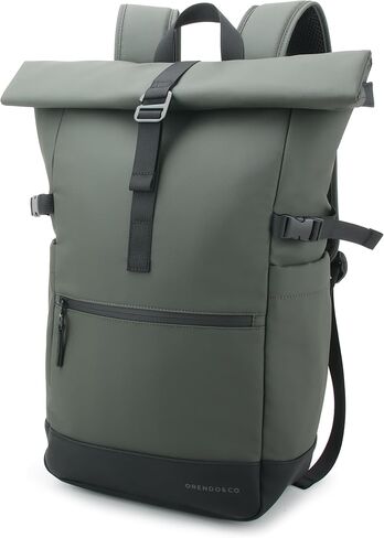 حقيبة الظهر Orendo & Co Signature Rolltop (الأخضر) in Saudi Arabia