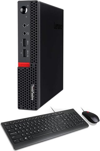 Lenovo ThinkCentre M625Q Business Mini Desktop (AMD E2-9000E ، رسومات متكاملة ، 4 جيجابايت DDR4 ، 128GB SSD ، 65W PSU ، RJ-45 ، 2 منفذ عرض ، وين 11 منزل) (متجدد) in Saudi Arabia