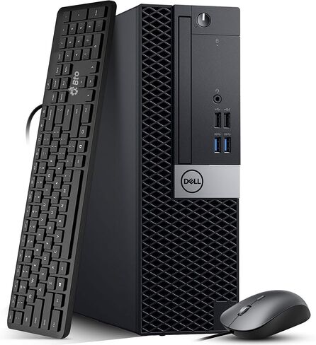Dell OptiPlex Small Form Desktop Computer PC, Intel Core i5-6500 Processor, 16GB DDR4 Ram, 1TB PCIe NVMe SSD, HDMI & DisplayPort, Built-in WiFi, Wireless Keyboard & Mouse, Windows 11 Pro (Renewed) in Saudi Arabia