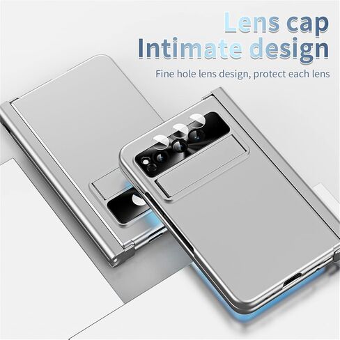 Case for Google Pixel Fold, Magnetic Hinge Protection Case with Pen Holder and Pen, Compatible with Google Pixel Fold 2023 (Silver) in Saudi Arabia