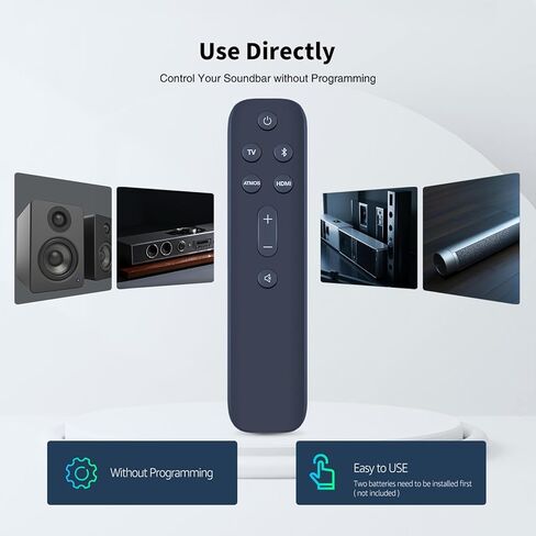 التحكم عن بُعد عن بعد لشريط JBL 5.1- متوافق مع 2GBAR51IMBLKAM/R23-5/06-SB510U-RC0S/400001518 IR Soundbar Remote in Kuwait