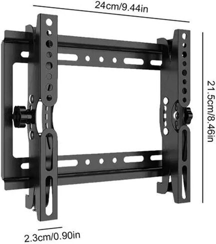 Wall Mounted TV Bracket Flexible Adjustable TV Monitor Bracket Installation Articulating Arm Adjustable Wall Mounted TV Bracket Bedroom(B-Inside 25mm-4-way 10A) in Saudi Arabia