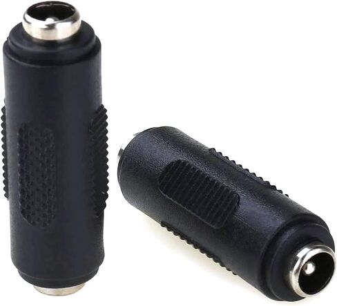 Zezefufu 5x أنثى إلى أنثى محول موصل الطاقة DC ، 5.5 * 2.1mm برميل جاك جاك ملحق توصيل المكونات in Saudi Arabia