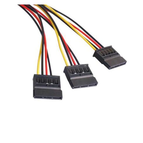 كابل محول SATA IDE 4Pin ذكر إلى 3 منفذ SATA SANDER SNAPTING DRID DRIVE CABLE Cable Cable 20cm W1 in Kuwait
