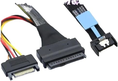 SCLL-GEN5 MCIOLINE SFF-8654 4I إلى S/AS 8639 U. in Saudi Arabia