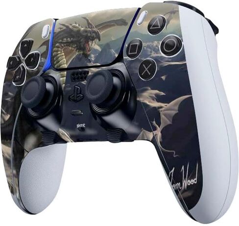 ألعاب Skinit Scenit Gaming متوفرة مع وحدة تحكم PS5 DualSense Edge Pro - Dragon Rogue Dragon مرخص رسميًا بواسطة Tom Wood Design in Saudi Arabia