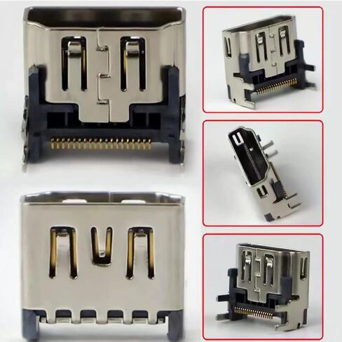 4 Pcs Replacement HDMI Port for PlayStation 5 Display Socket Interface in Saudi Arabia