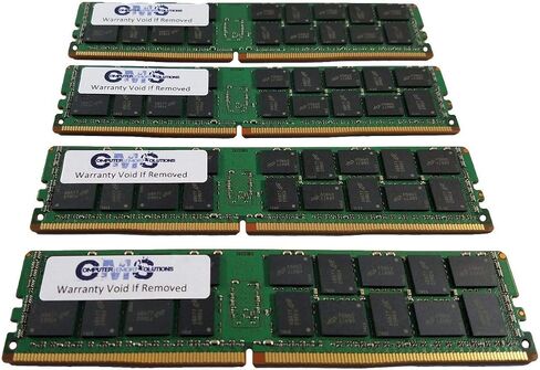 CMS 128GB (4x32GB) DDR4 21300 2666MHz ECC مسجلة DIMM ذاكرة RAM متوافقة مع HP/Compaq Proliant DL360 Gen10 (G10) ، Proliant DL380 Gen10 (G10) ، ProLiant ML350 Gen10 (G10) ECC - D64 in Kuwait