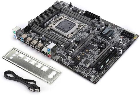 Desktop PC Motherboard, CPU Motherboard Set USB 3.0 Computer Parts, 2011 Pin Motherboard for M.2 E5-2680v2 I7 and Other Sixcore Eightcore Tencore CPU in Saudi Arabia