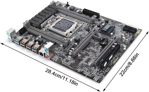 Desktop PC Motherboard, CPU Motherboard Set USB 3.0 Computer Parts, 2011 Pin Motherboard for M.2 E5-2680v2 I7 and Other Sixcore Eightcore Tencore CPU in Saudi Arabia