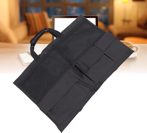 ASIXXSIX Travel Carrying Bag Writer Wudrovel For 27 "شاشات وملحقات شاشة LCD ، و 600 D Axford Fabric Monitor Case مع بطانة مبطنة وجيوب متعددة in Kuwait