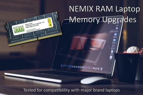 NEMIX RAM 4GB (2X2GB) DDR2 533MHZ PC2-4200 2Rx8 1.8V 200-PIN Non-ECC SODIMM Laptop PC Memory KIT in Saudi Arabia