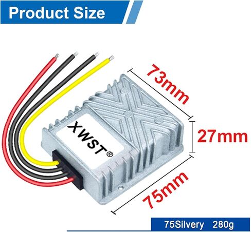 DC DC Stabilizer 30V-72V إلى 48V Boost Bust Converter 8A 384W منظم الجهد المضاد للماء 48VOLT MODULE لـ GOLF CAR CAR CAR SODIO SOLAR SODER SYSTEM LCD شاشة عرض LCD (XW-3072-48-8A-N) in Kuwait
