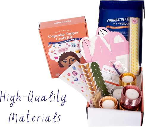 Kids Crafts Business in A Box for Girls: Perfect Outdoor Lemonade Stand Alternative & Cute Birthday Gift for Girls Ages 8-13 in Saudi Arabia