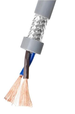 5m 2-core TRVVPS high Flexibility Bending Resistant Drag Chain Twisted Pair Shielded Wire 26 24 22 20 18 17AWG Oil Resistant(26 AWG 0.15MM) in Kuwait