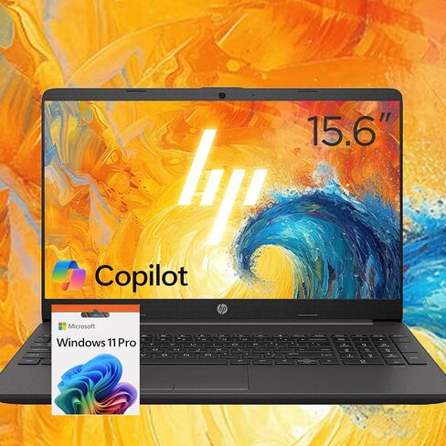 HP 15.6 "FHD Workbook Business Laptop • 64GB RAM • 2TB SSD • AMD Performance CPU • Windows 11 PRO + COPILOT AI • Wi-Fi 6 & RJ-45 • بطارية طوال اليوم-تم تصميمها للعمل والإنتاجية (متجددة) in Kuwait