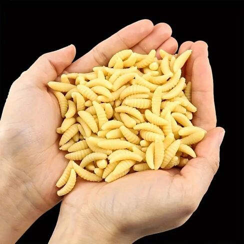 30pcs Simulation Maggot Fishing Lures with Realistic Soft Worm Bait in Saudi Arabia