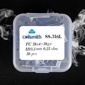 Hot Heating Wire - Versatile Resistance Wire for Kilns, Pottery, and Forging. Highly Resistant, Hybrid Core, Ideal for Prebuilt Coils and Fused Clapton Wire Creations. Coil 316L Phantom in Saudi Arabia
