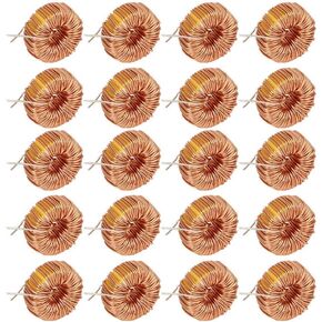 20 pcs Toroid Inductor Kit Small Size Inductance Copper Coil 5026 330UH 3A for Transformers DIY Circuit Board