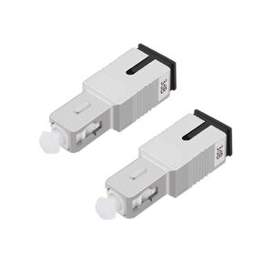 5dB SC Attenuator, SC/UPC Single Mode Fixed Fiber Optic Attenuator, SC Male to Female, 5dB-2pack