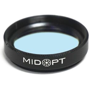 Blue Bandpass Filter for Machine Vision, BP Series, Broad Bandwidth, Range: 425-495nm, BP470-25.4 C-Mount, Fits C-Mount Cameras