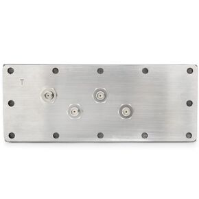TOJOIN EMI Filter Four-Hole SMA Baffle Assembly SMA Female to SMA Female Interfaces Filter for RF Shield Box/RF Shield Chamber/RF Enclosures