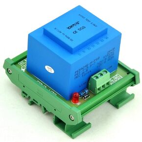 Electronics-Salon 20 Watt(VA) DIN Rail Mount Power Transformer Module (in: 115VAC, Out: 24VAC)