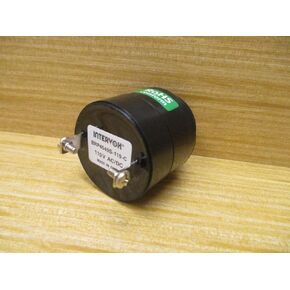 ICC/Intervox BRP4549S-110-C, Buzzer, AC; 30 to 120 VAC; 90 dB @ 30 cm; 2900 500 Hz; 20 mA (Max.);