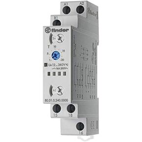 80.01.0.240.0000, Modular Timer, 80 Series, Multi Function and Multi Voltage, 16A SPDT
