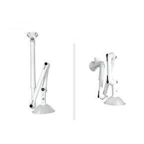 Snorkel, Laboratory Exhaust Vent, Extractor Fume Hood Pre-Owned, Fume Extractor Arms (Wall-Mounted, White(PP))