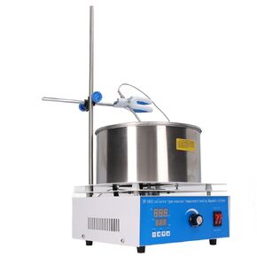 Thermostatic Water Bath with Magnetic Stirrer, LCD Display, Precise Temperature Control, High Efficiency for Laboratory (US Plug 110V)