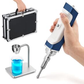 Bonvoisin Handheld Ultrasonic Homogenizer Emulsifier Sonicator Processor Cell Disruptor Mixer with Bracket Carrying Case 100-240V (8mm 50-300ml)…