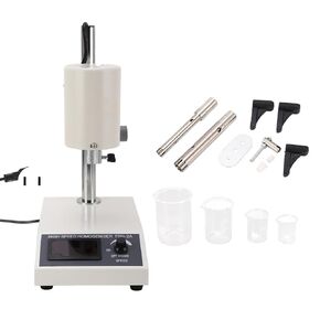 Homogenizer Emulsifier Dispersion Mixer 8000 ‑ 22000RPM Adjustable High Speed Laboratory Disperser for 5 ‑ 1000ml (US Plug 110V)