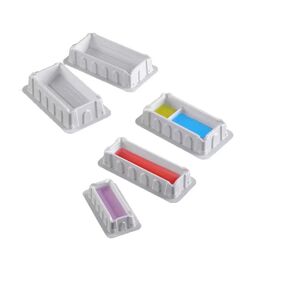 25ml Reagent Reservoir - Polystyrene, White,RNase/DNase Free & Pyrogen Safe(Pack of 50)