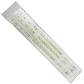 Serological Pipette 10PCS 1ml Disposable Independent Sterilizing Packing Polystyrene Serum Pipets with Graduated Sterile Burette