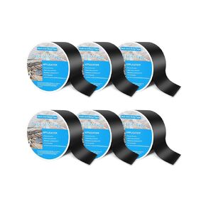 GCCSJ Deck Joist Tape 6" x 50', 4 Pack Butyl Joist Tape for Decking Waterproof Deck Tape, Anti-Corrosion Weather Resistance Joist Tape for Protect Deck Joists and Wood Joists