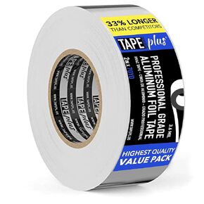 Professional Grade Aluminum Foil Tape - 3 Inch by 210 Feet (70 Yards) - Perfect for High Temperature HVAC, Sealing & Patching Hot & Cold Air Ducts, Metal Repair, Insulation & Much More!
