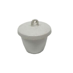 Porcelain Crucible with Lid Cover Lab Crucible (20ml, 30ml, 40ml, 70ml, 100ml, 200ml, 300ml) (300ml)