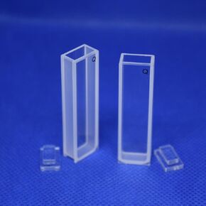 UV Quartz 5mm Cuvette for Spectrophotometer (2pcs) Quartz Cuvette/Cell 5mm(Pathlength: 5mm; Volume: 1.7ml; Spectral Range: 190-2500 nm)