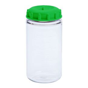 Cell Treat Scientific 229464, Polycarbonate Centrifuge Bottle with Knurled Seal Cap, Non-Sterile, 250 ml Capacity, Pack of 4