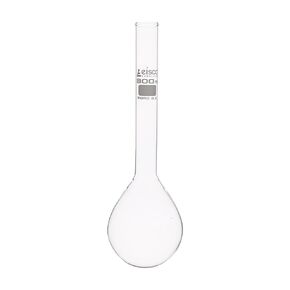 EISCO Kjeldahl Flask, 800mL - Long Neck, Round Bottom - Borosilicate Glass