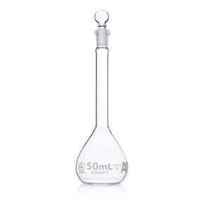 Volumetric Flask, Globe Glass, 1000mL, Class A, to Contain (TC), 3.3 Borosilicate Glass, ASTM E288, 1/Box