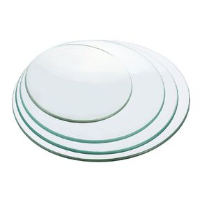 PATIKIL 60/80/90/100mm Diameter Watch Glass, 2 Set Beaker Cover Smooth Edges Chamfered Arc for Laboratory, Transparent