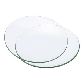 PATIKIL 120mm Diameter Watch Glass, 4 Pack Beaker Cover Smooth Edges Chamfered Arc for Laboratory, Transparent