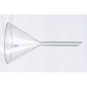 United Scientific GF6140-75 Long Stem Glass Funnel, 75mm Top Diameter, 215mm Length (Pack of 6)