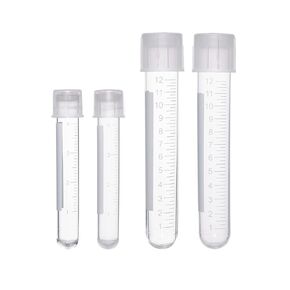DSC MTC Bio T8235 Sterile Polypropylene & Polystyrene Culture Tubes (14mL, 17 x 100mm) with Dual-Position Plug Caps, 25/Bag - Ideal for Aerobic & Anaerobic Cultures, Temperature Resistant