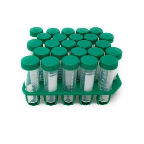 SPL 50ml Conical Centrifuge Tube PP/HDPE with PP Racks, Sterile,Non - pyrogenic, Non - cytotoxic, DNase/RNase - Free, Human DNA - Free (1 Rack (25 Tubes))