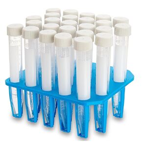 CellPro™ Conical Centrifuge Tubes, Test Tubes with Leakproof Screw Caps, Polypropylene with Graduated and Write-on Spot, Non-Pyrogenic, DNAse/RNAse Free (15ml, Racked (Recyclable) 25/Pk)
