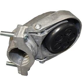Morris Products Aluminum Service Entrance Cap – Clamp On Caps – For Pulling Service Drop Conductors, Rigid Conduit, IMC, E.M.T. – Heavy Duty Pressure Clamp – Weather Resistant – 2", (15525)