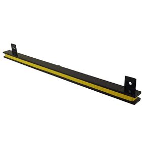 Master Magnetics 24" Heavy-Duty Magnetic Tool Holder - Easy Install, 20 lb. per inch Pull Force, Black Powder Coat with Yellow Stripe, AM1PLC